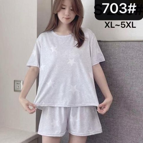 Пижама Estima (XL-5XL) 703 l.grey (деми) Estima 703 l.grey