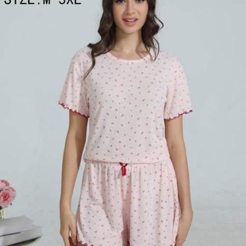 Пижама Estima (M-3XL) 70414 pink (деми) Estima 70414 pink