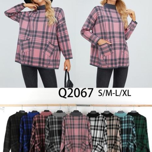 Свитер Estima (48-52) Q2067 mix (зима) Estima Q2067 mix