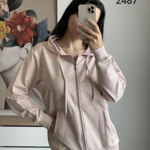 Кофта спорт FSN (46-52) 2487 beige (деми) FSN 2487 beige