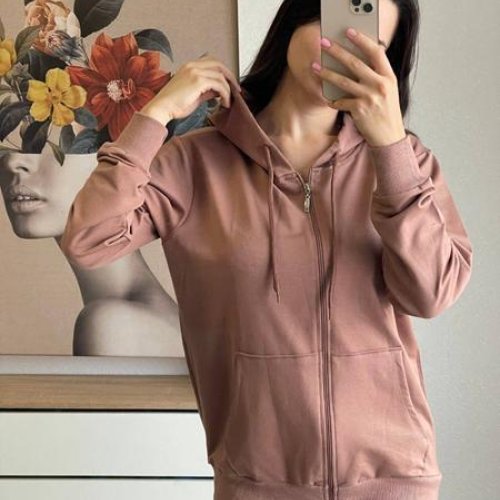 Кофта спорт FSN (46-52) 2487 d.beige (деми) FSN 2487 d.beige