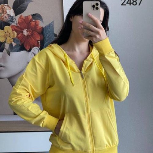 Кофта спорт FSN (46-52) 2487 yellow (деми) FSN 2487 yellow