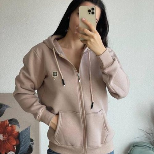 Кофта спорт FSN (42-48) 2497 beige (зима) FSN 2497 beige