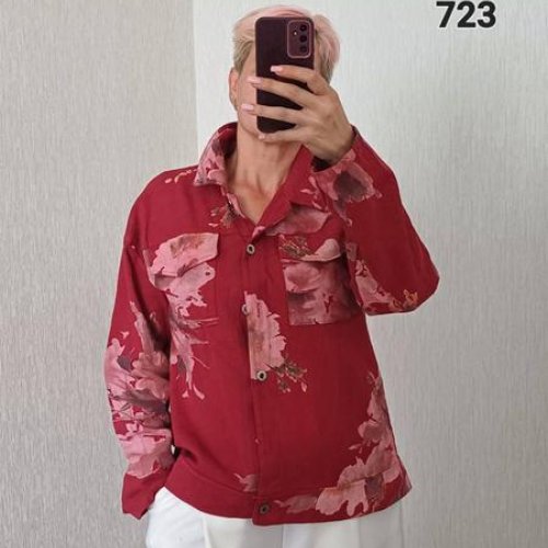 Рубашка FSN (50-54) 723 red (деми) FSN 723 red