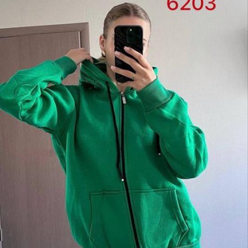 Кофта спорт FSN (42-48) 6203 green (зима) FSN 6203 green