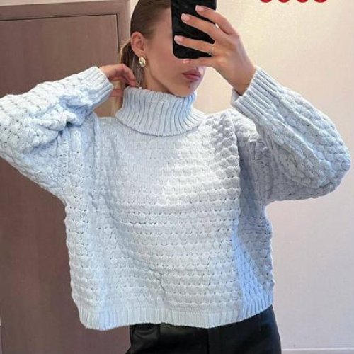 Свитер FSN (42-48) 6003 l.blue (зима) FSN 6003 l.blue