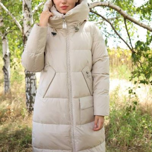 Куртка Desselil (S-2XL) 1119-27 beige (зима) Desselil 1119-27 beige