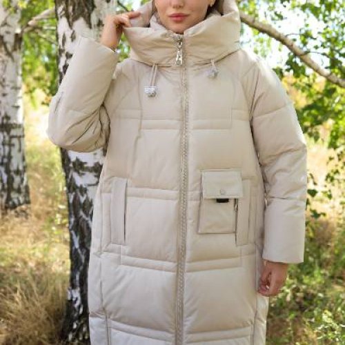Куртка Desselil (S-2XL) 1118-37 beige (зима) Desselil 1118-37 beige