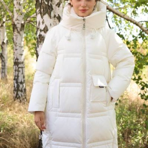 Куртка Desselil (S-2XL) 1118-13 white (зима) Desselil 1118-13 white