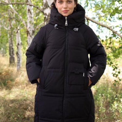 Куртка Desselil (S-2XL) 1118-10 black (зима) Desselil 1118-10 black