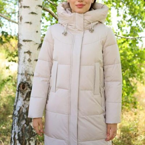 Куртка Desselil (S-2XL) 1112-12 beige (зима) Desselil 1112-12 beige