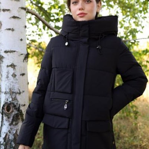 Куртка Desselil (S-2XL) 509-1 black (зима) Desselil 509-1 black