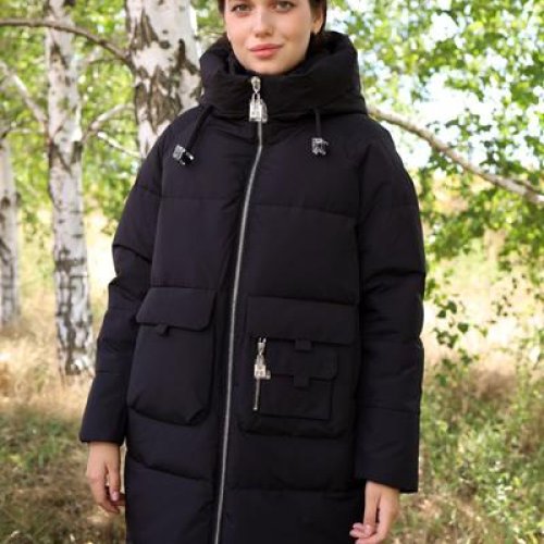 Куртка Desselil (S-2XL) 1127-10 black (зима) Desselil 1127-10 black