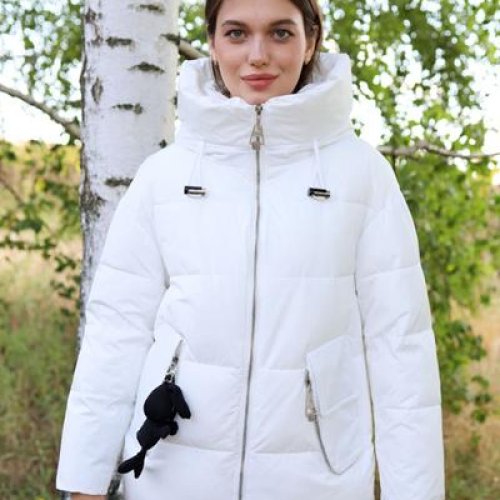 Куртка Desselil (S-2XL) 1106-13 white (зима) Desselil 1106-13 white