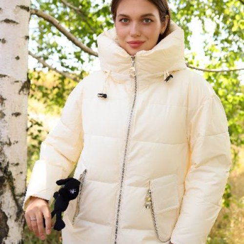 Куртка Desselil (S-2XL) 1106-17 l.beige (зима) Desselil 1106-17 l.beige