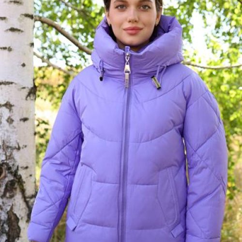 Куртка Desselil (S-2XL) 1105-11 lilac (зима) Desselil 1105-11 lilac