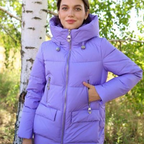 Куртка Desselil (S-2XL) 1101-11 purple (зима) Desselil 1101-11 purple