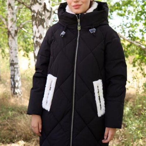 Куртка Desselil (S-2XL) 1128-10 black (зима) Desselil 1128-10 black