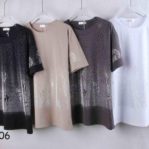 Футболка JJF (46-54) 6606 mix (лето) JJF 6606 mix