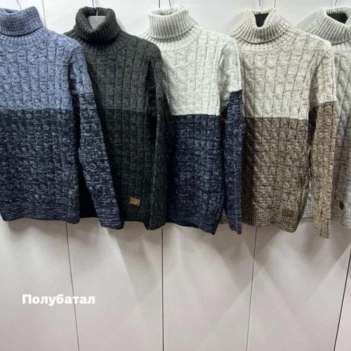 Свитер Navas (L-2XL) NW927 d.grey (зима) Navas NW927 d.grey