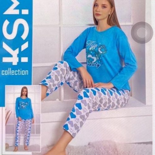 Пижама Anion (50-58) 0155 blue (зима) Anion 0155 blue