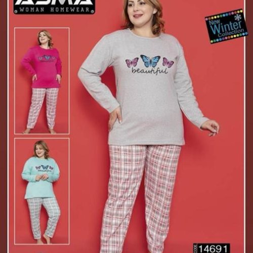 Пижама Anion (50-58) 14691 mix (зима) Anion 14691 mix