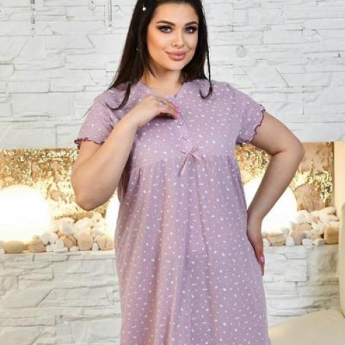 Ночнушка Anion (M-3XL) 1729 powder (деми) Anion 1729 powder