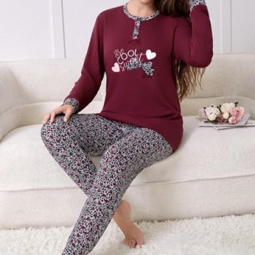 Пижама Anion (50-58) 70168 wine (деми) Anion 70168 wine