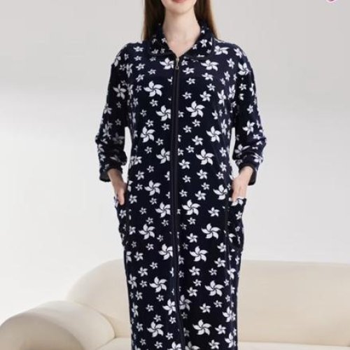 Халат Anion (58-66) 800-44 navy (деми) Anion 800-44 navy