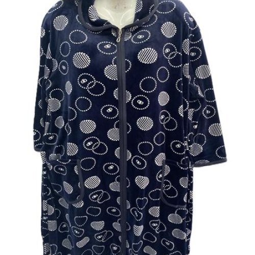 Халат Anion (58-66) 800-144 navy (деми) Anion 800-144 navy