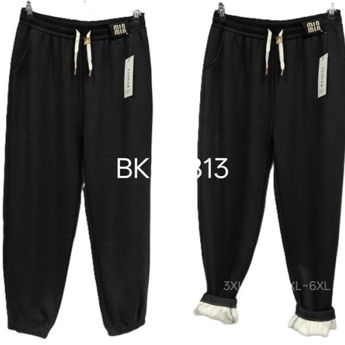 Штаны спорт Anion (3XL-6XL) BKQ8813 black (зима) Anion BKQ8813 black