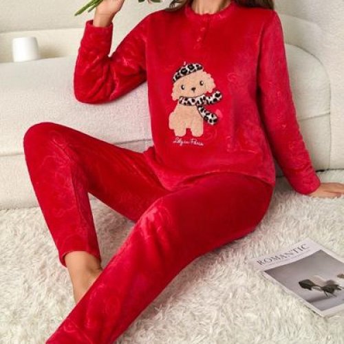 Пижама Anion (50-58) 70373 red (зима) Anion 70373 red