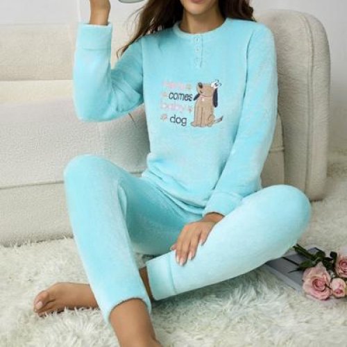 Пижама Anion (50-58) 70370 l.blue (зима) Anion 70370 l.blue