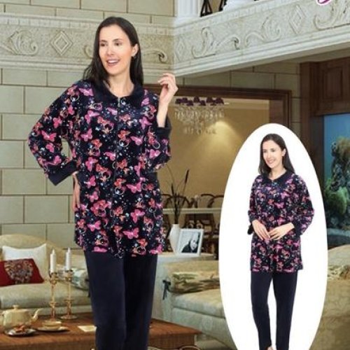 Пижама Anion (58-66) 500-6 navy-pink (деми) Anion 500-6 navy-pink