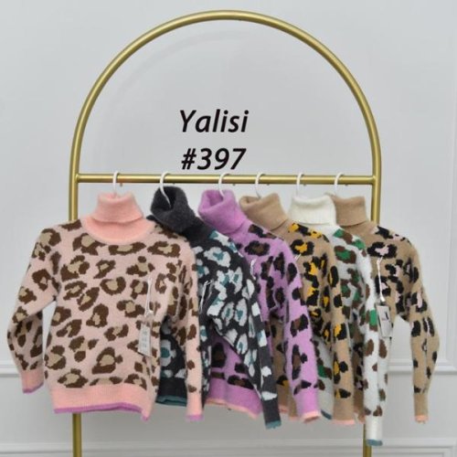 Свитер Fili kids (110-150) 379 beige-l.pink (зима) Fili kids 379 beige-l.pink