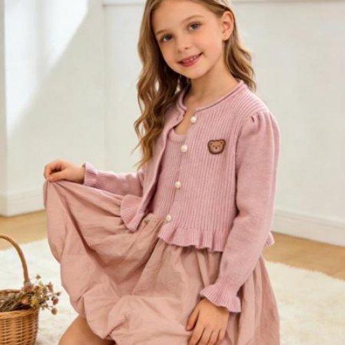 Костюм Fili kids (90-130) 6022 pink (деми) Fili kids 6022 pink