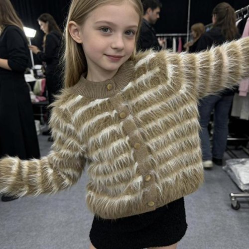 Кофта Fili kids (110-150) 857 khaki (зима) Fili kids 857 khaki