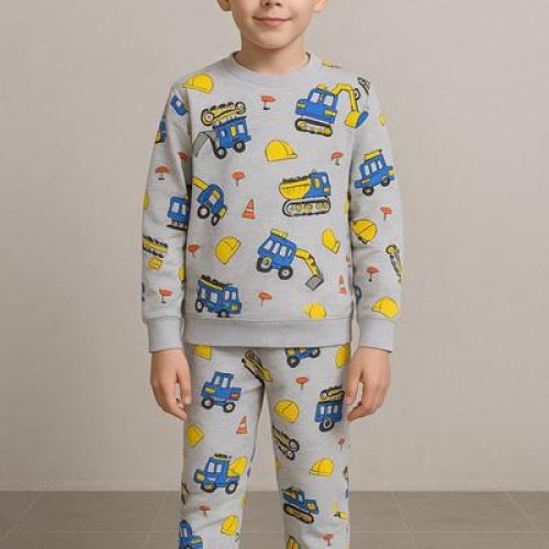 Пижама Fili kids (9-12) FK1535 grey (зима) Fili kids FK1535 grey