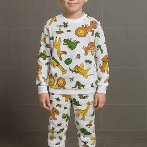 Пижама Fili kids (4-8) FK1537 white (зима) Fili kids FK1537 white