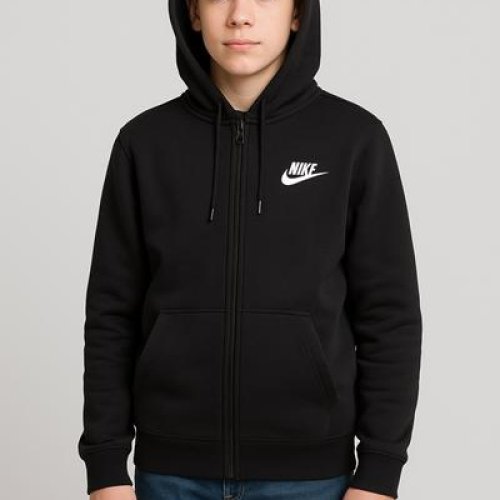 Кофта спорт Fili kids (13-17) FK1549 black (зима) Fili kids FK1549 black