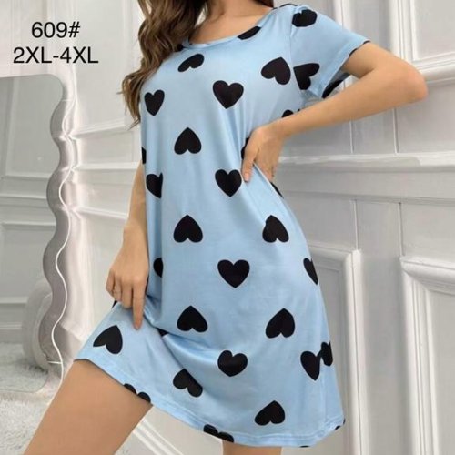 Туника Fili Wear (2XL-4XL) 609 l.blue (лето) Fili Wear 609 l.blue