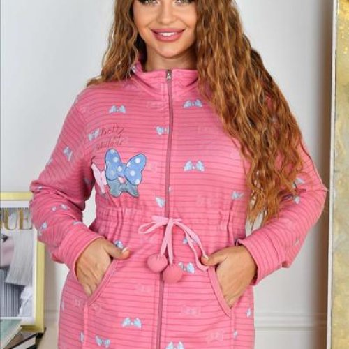 Халат Fili Wear (50-58) 70014 pink (зима) Fili Wear 70014 pink