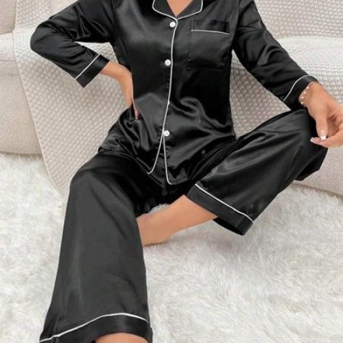 Пижама Fili Wear (M-3XL) 70440 black (деми) Fili Wear 70440 black