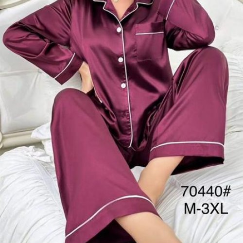 Пижама Fili Wear (M-3XL) 70440 wine (деми) Fili Wear 70440 wine