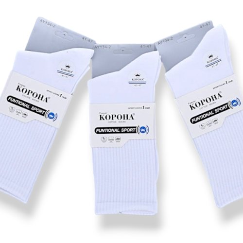 Носки Jelzin (41-47) AY134-2 white (деми) Jelzin AY134-2 white