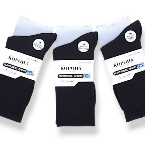 Носки Jelzin (41-47) AY134-3 black (деми) Jelzin AY134-3 black