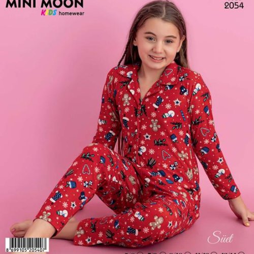 Пижама Baykush (5-14) 2054 red (зима) Baykush 2054 red