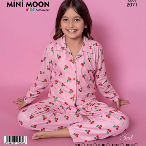 Пижама Baykush (5-14) 2071 pink (зима) Baykush 2071 pink