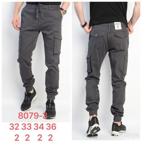 Штаны Fangsida (32-36) 8079-3 grey (деми) Fangsida 8079-3 grey