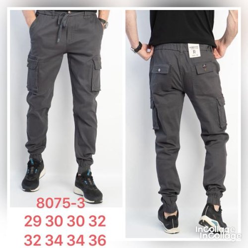 Штаны Fangsida (29-36) 8075-3 grey (деми) Fangsida 8075-3 grey